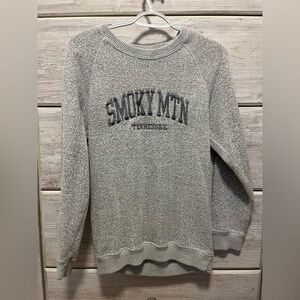Basix of America Gray Smoky Mountains Pullover - Size S